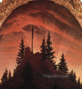  david - The Cross in the Mountains Romantic Caspar David Friedrich